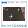 100% Black Polyester Fabric with Crown for Home Textiles&Dress